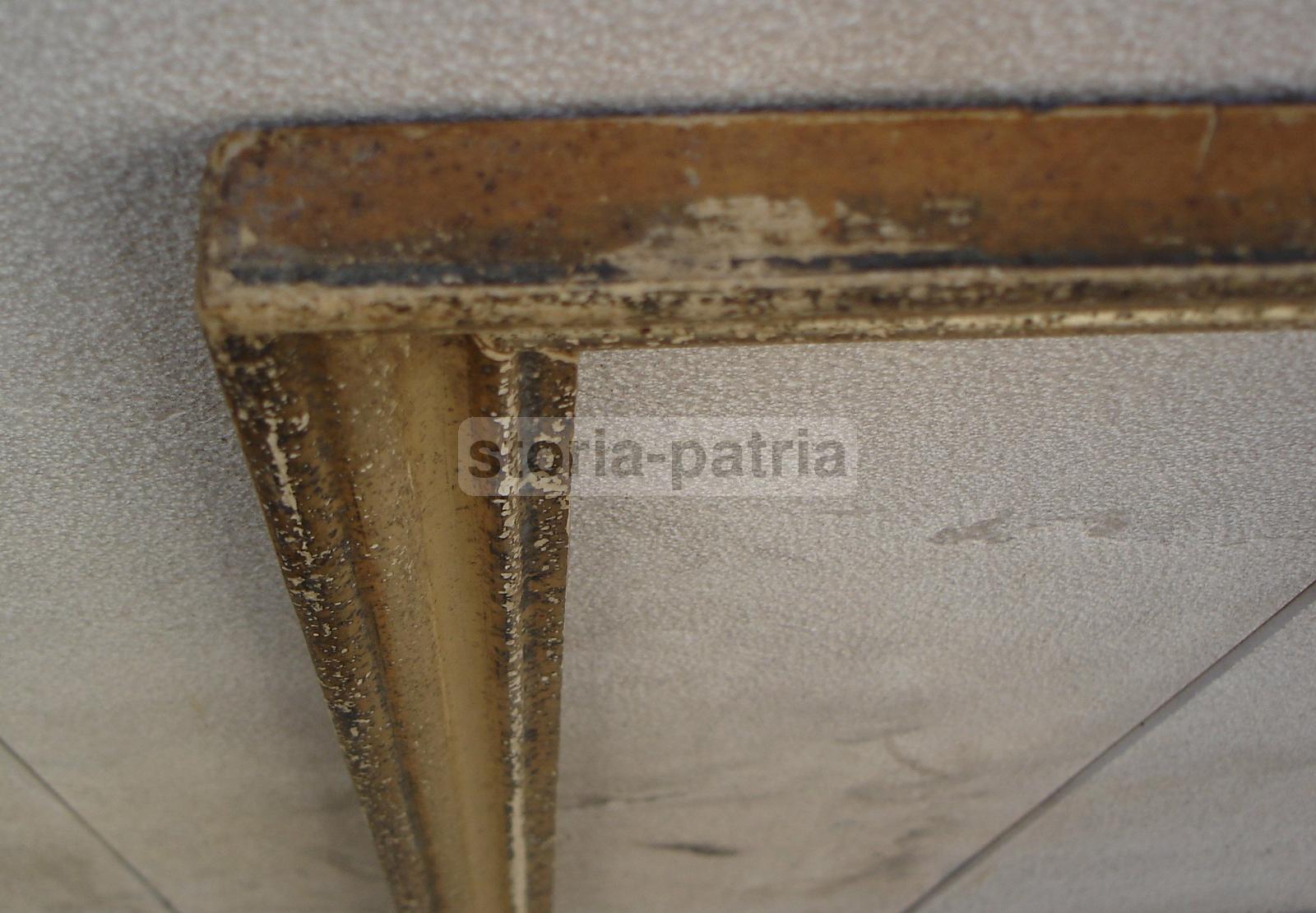 Antica Cornice, In Legno Dorato, Utile Per Incisioni Acquarelli Tempere Dipinti immagine 2