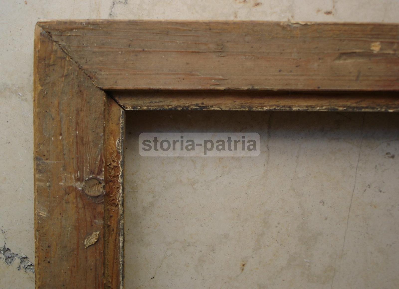 Antica Cornice, In Legno Dorato, Utile Per Incisioni Acquarelli Tempere Dipinti immagine 4