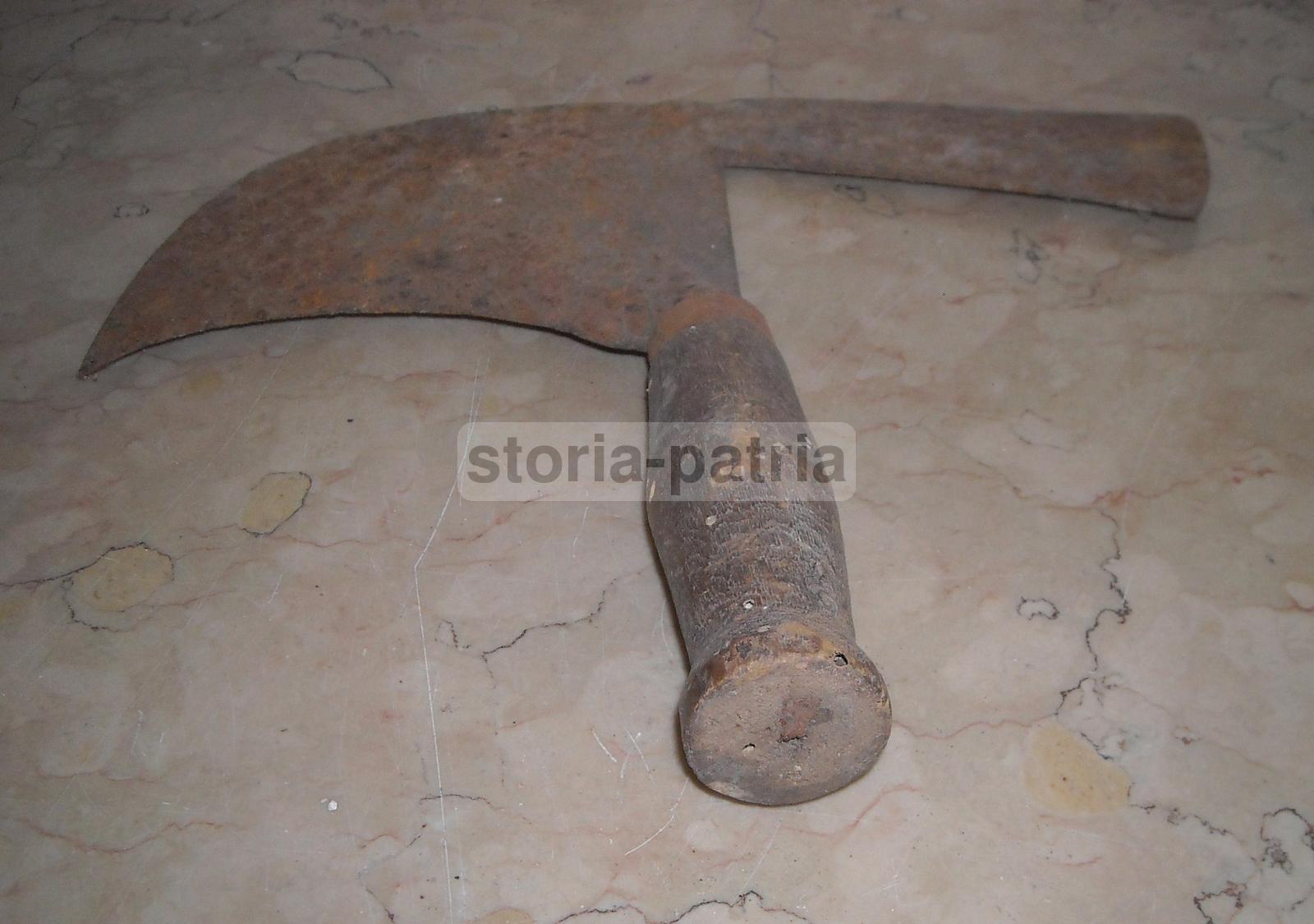 Antico Attrezzo, Ferro Da Collezione, Decorativo Arnese Rurale, Per Potatura immagine 5