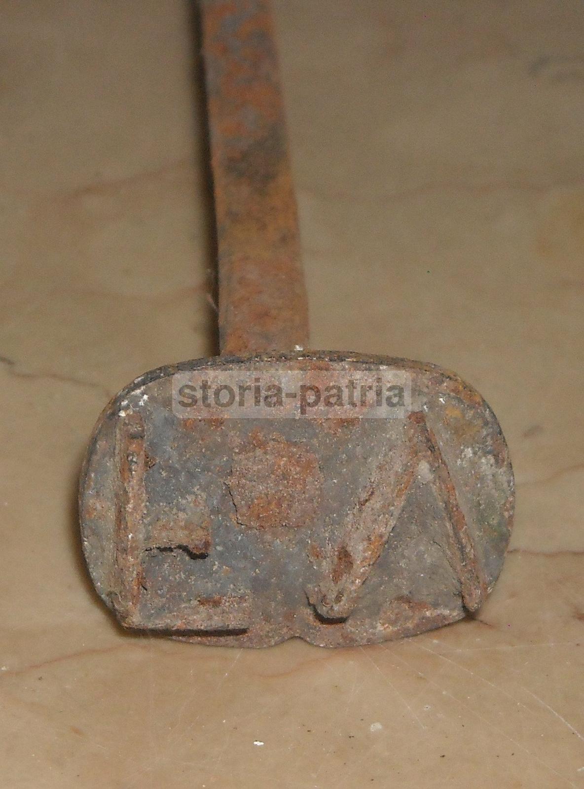 Antico Ferro Battuto, Utensile Da Collezione, Marchio A Fuoco, Utile Timbro d'Epoca immagine 1