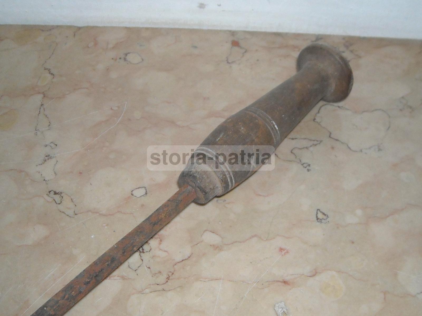 Antico Ferro Battuto, Utensile Da Collezione, Marchio A Fuoco, Utile Timbro d'Epoca immagine 3