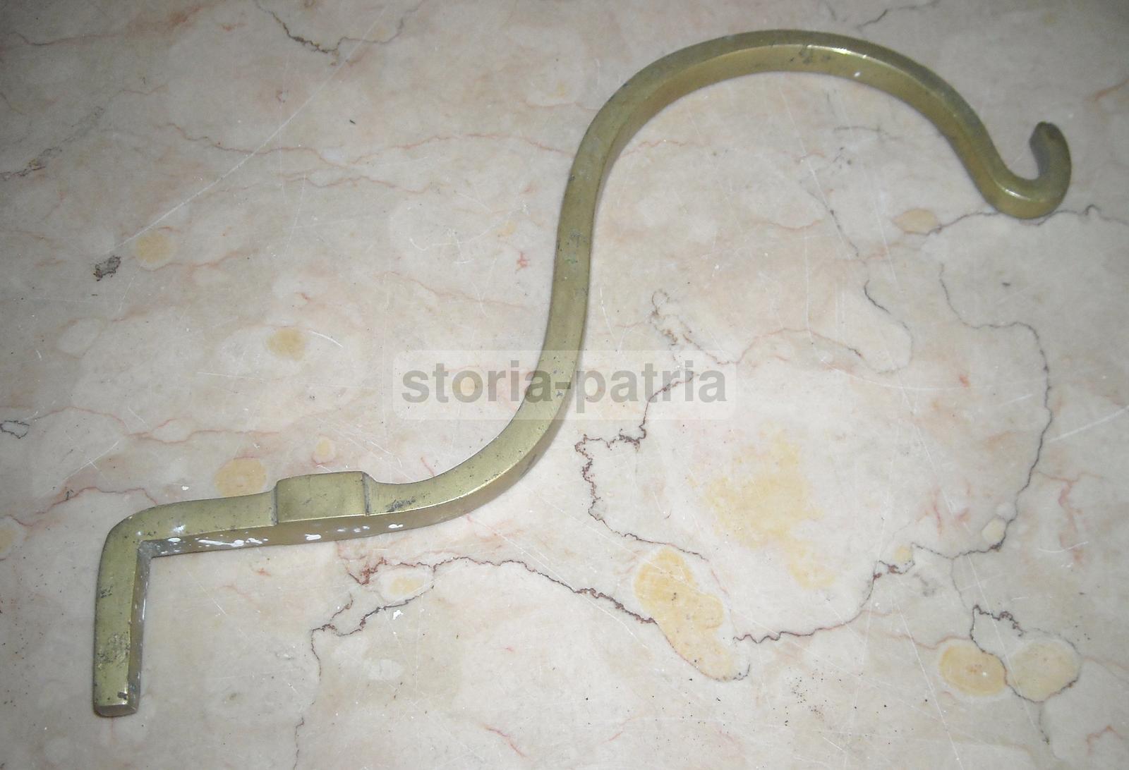 Antico Supporto, Ottone, Utile Per Lampade O Appliques, Da Collezione, d'Epoca immagine 2