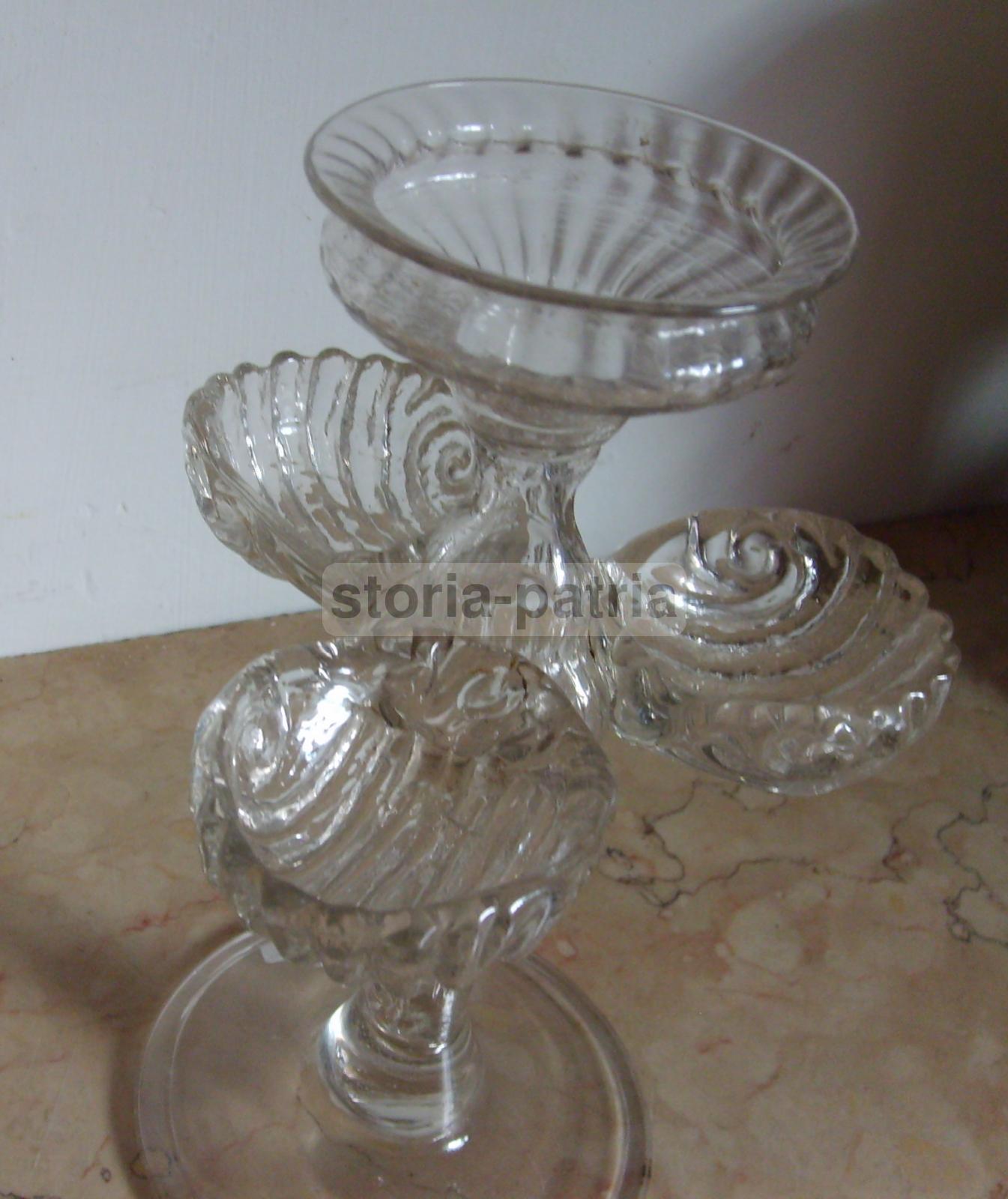 Antico Vetro, Decorativo Soprammobile, Saliera Da Collezione, Inusuale Raro Oggetto immagine 2