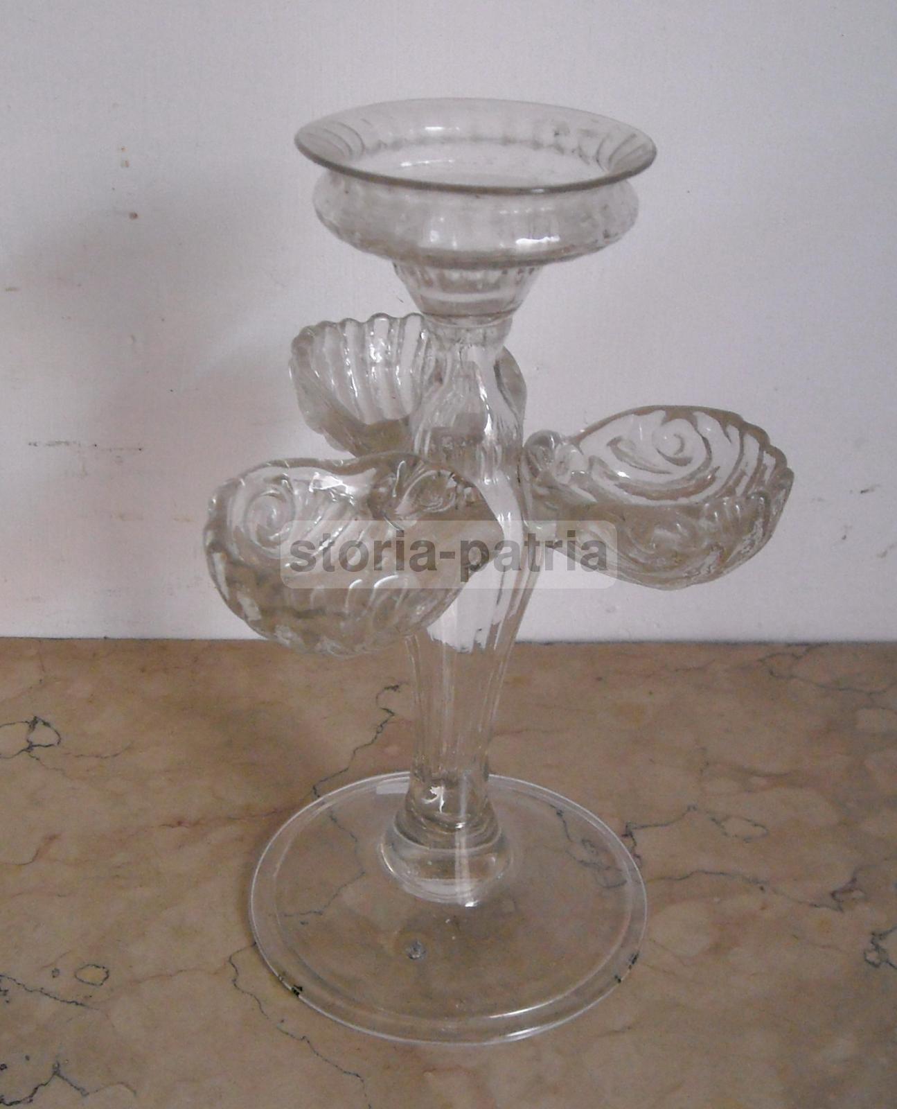 Antico Vetro, Decorativo Soprammobile, Saliera Da Collezione, Inusuale Raro Oggetto immagine 12