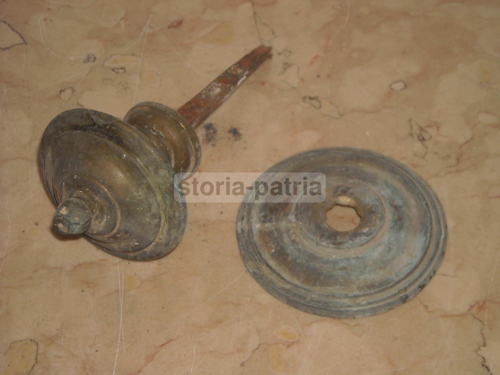 Antiquariato, Antico Pomolo, Utilissimo Per Antichi Arredi, Da Collezione, Bronzo immagine 1