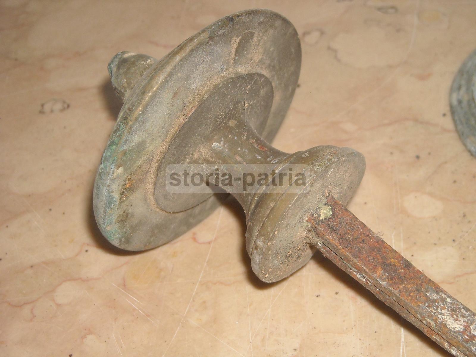 Antiquariato, Antico Pomolo, Utilissimo Per Antichi Arredi, Da Collezione, Bronzo immagine 4