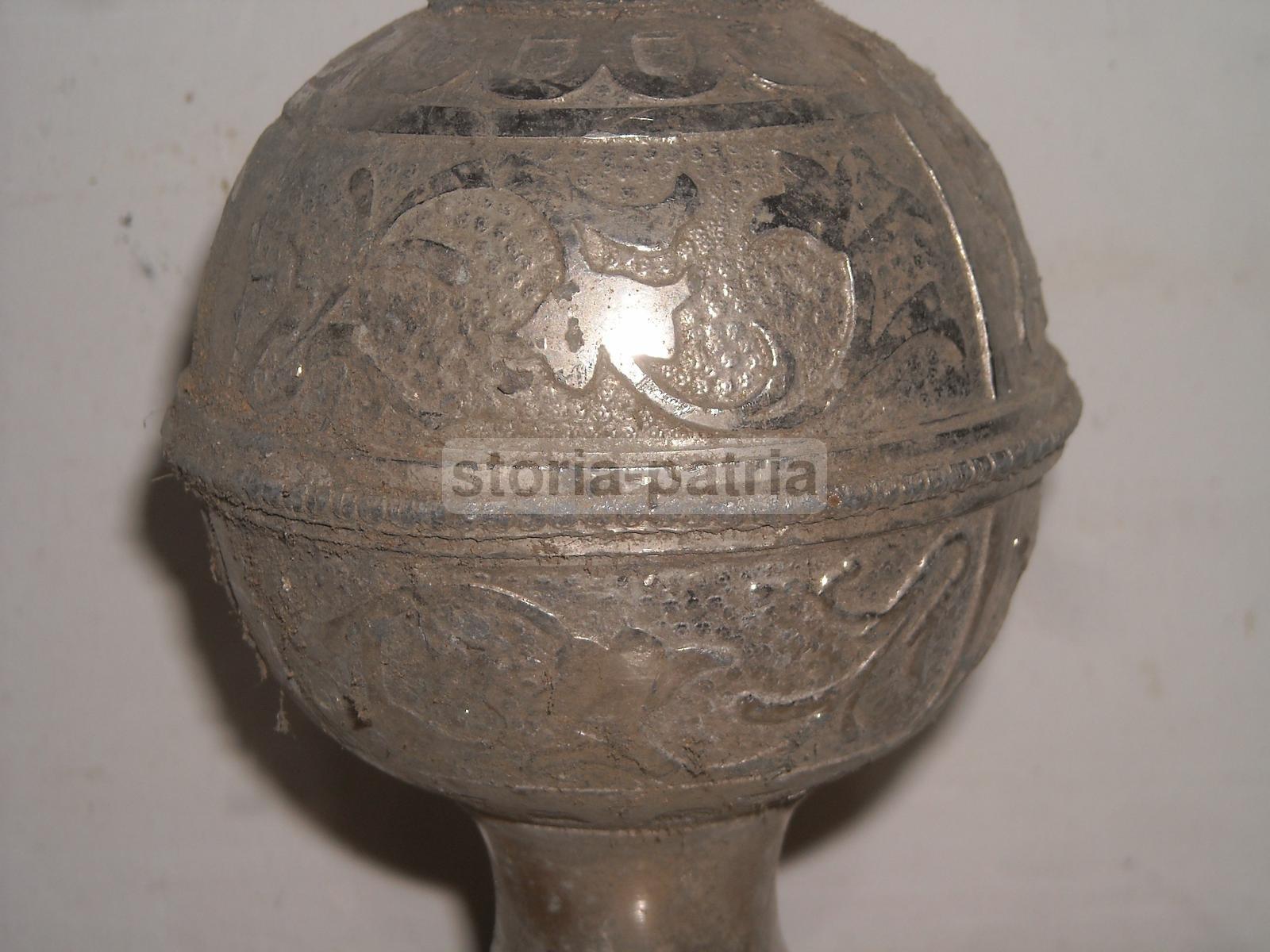 Antiquariato, Antico Pomolo, Utilissimo Per Antichi Letti, Da Collezione, Decorato immagine 3