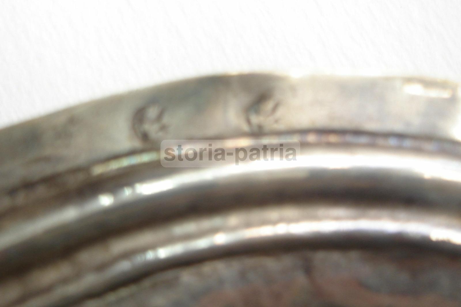 Araldica, Interessante Argenteria Di Famiglia, Decorativo Insieme, Otto Vaschette immagine 12