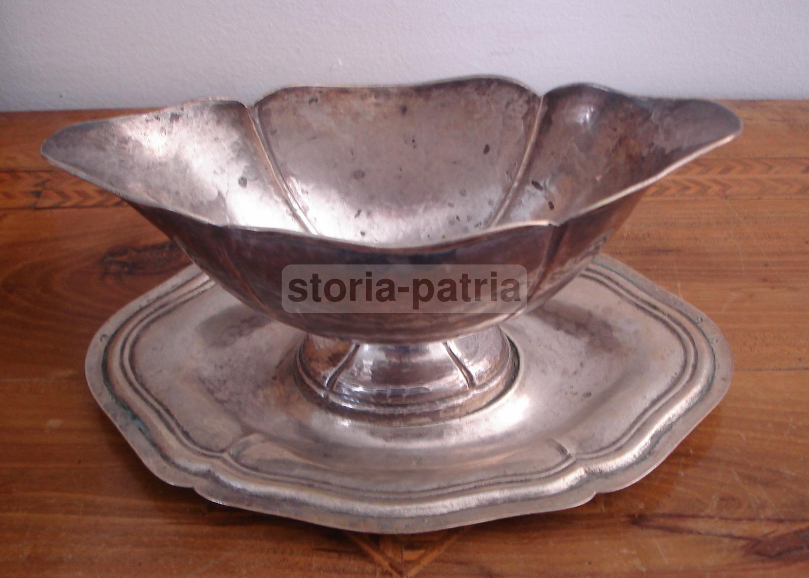 Araldica, Interessante Argenteria Di Famiglia, Decorativo Insieme, Otto Vaschette immagine 13