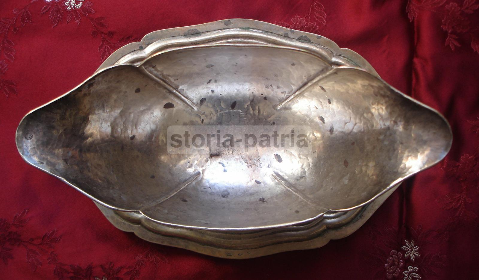 Araldica, Interessante Argenteria Di Famiglia, Decorativo Insieme, Otto Vaschette immagine 14