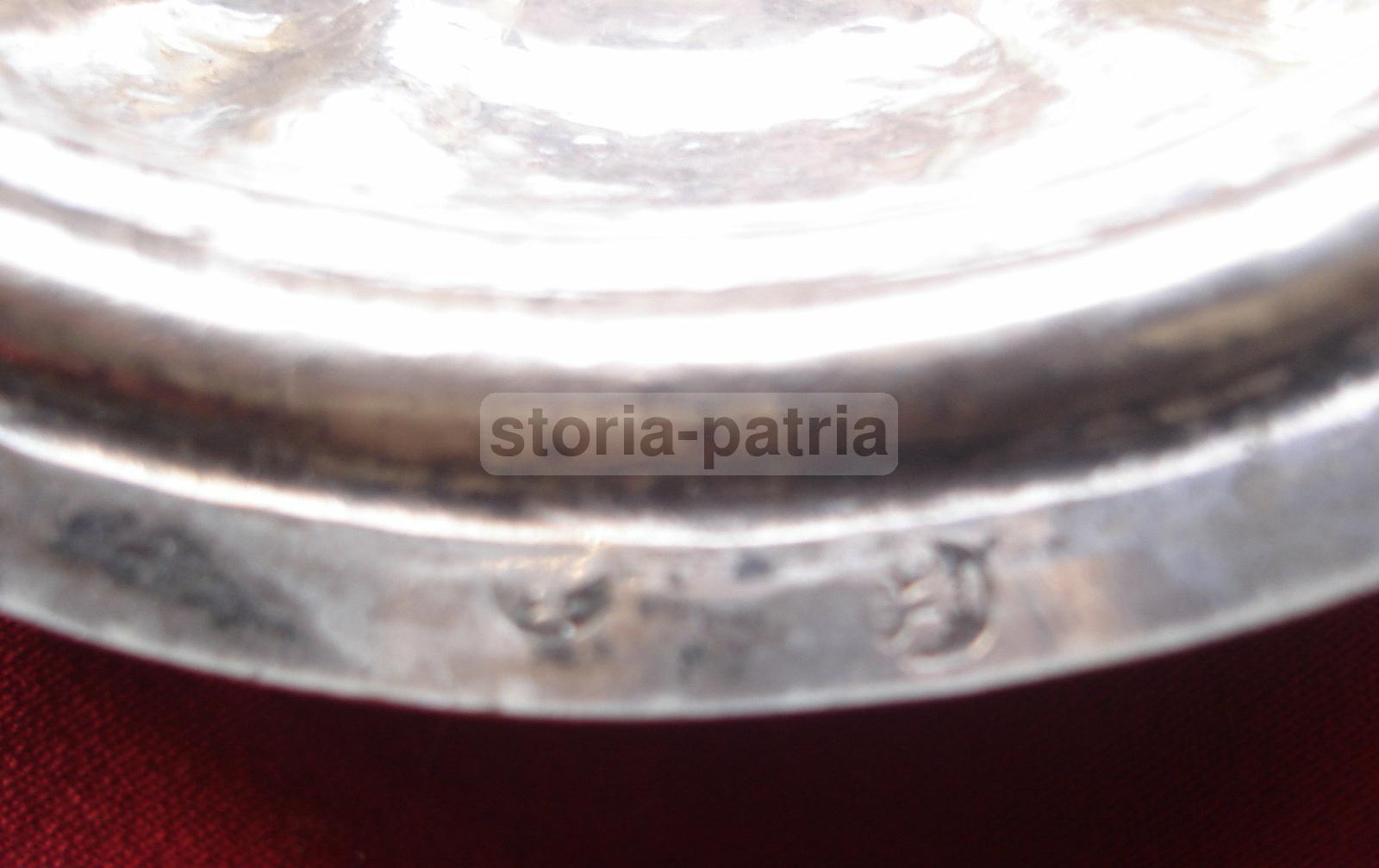 Araldica, Interessante Argenteria Di Famiglia, Decorativo Insieme, Otto Vaschette immagine 21