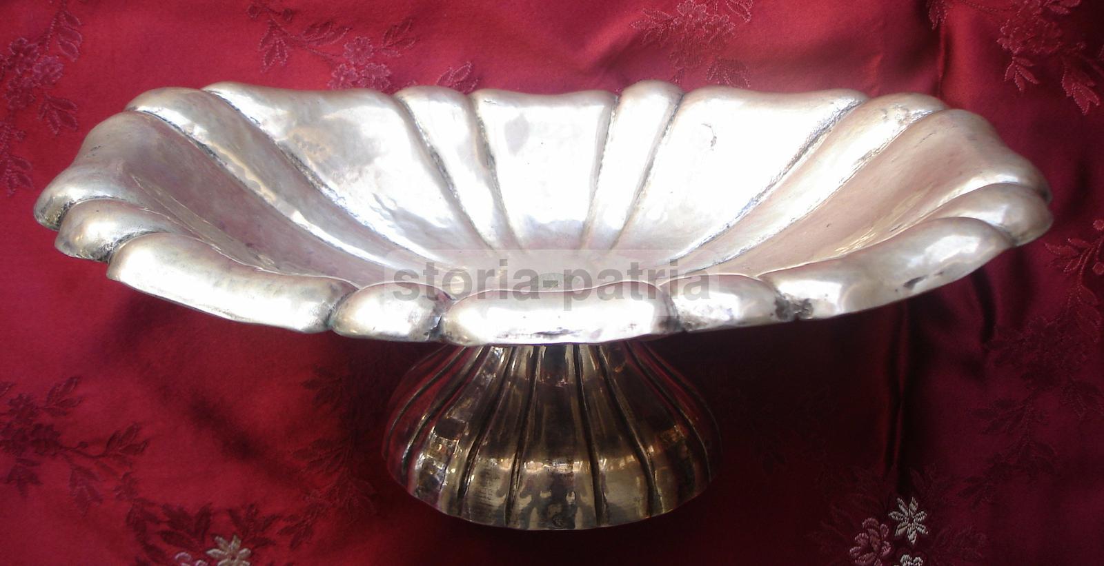 Araldica, Interessante Argenteria Di Famiglia, Decorativo Insieme, Otto Vaschette immagine 27