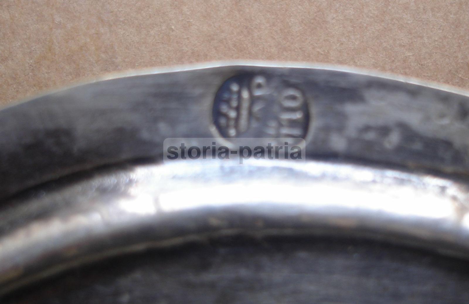 Araldica, Interessante Argenteria Di Famiglia, Decorativo Piatto Ovale, V Coronata immagine 1