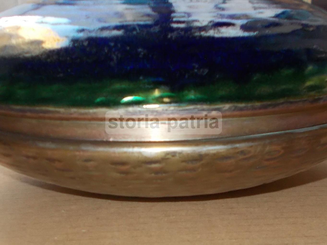 Arte, Design, Modernariato, Decorativo Soprammobile, Metallo Battuto E Smaltato immagine 7
