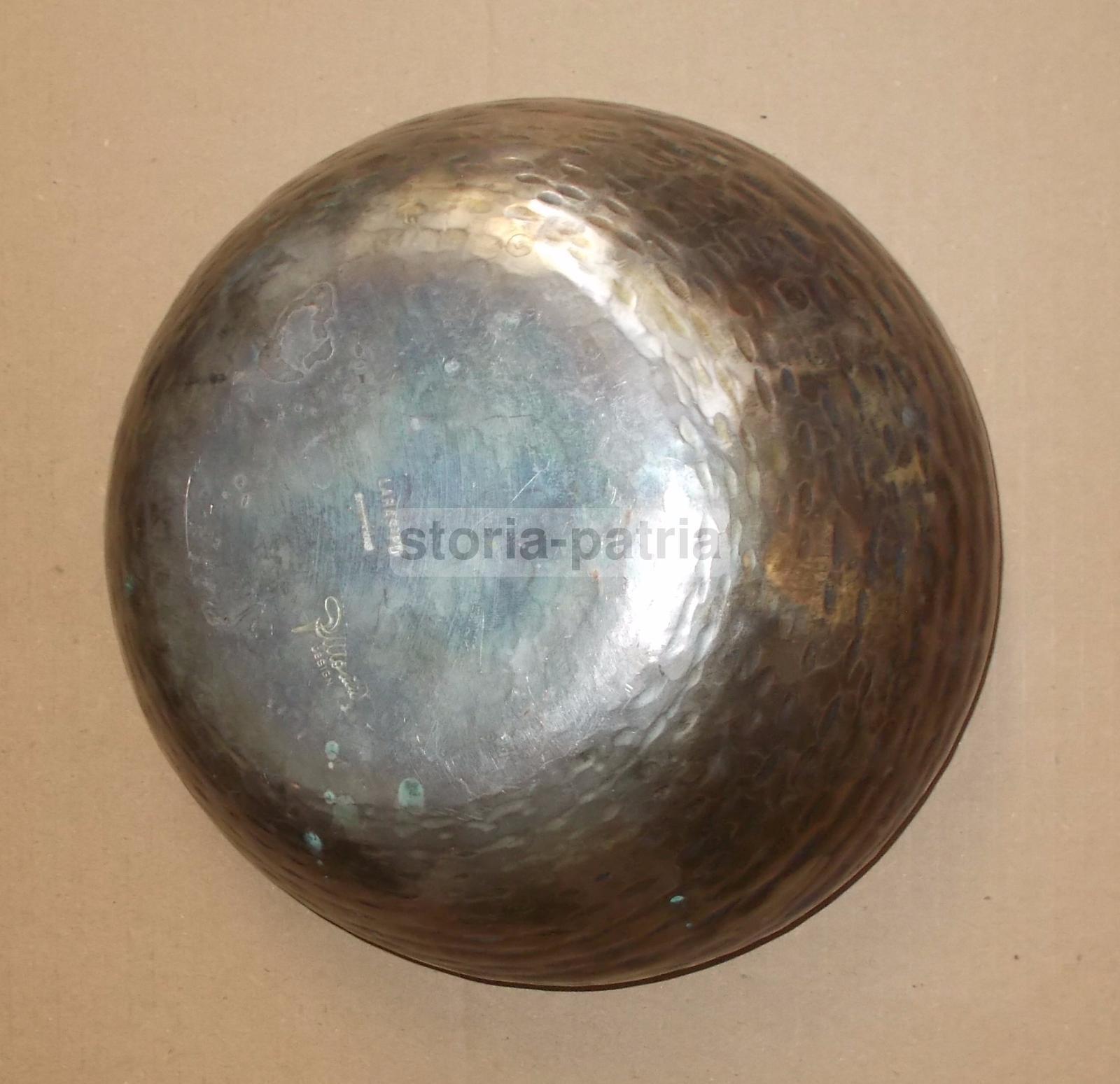 Arte, Design, Soprammobile Da Collezione, Decorativa Ciotola, Metallo Battuto, Laras immagine 2