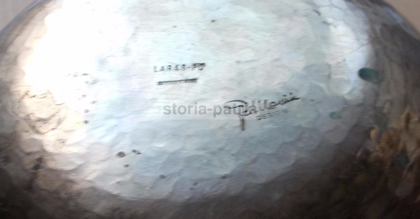 Arte, Design, Soprammobile Da Collezione, Decorativa Ciotola, Metallo Battuto, Laras immagine 5