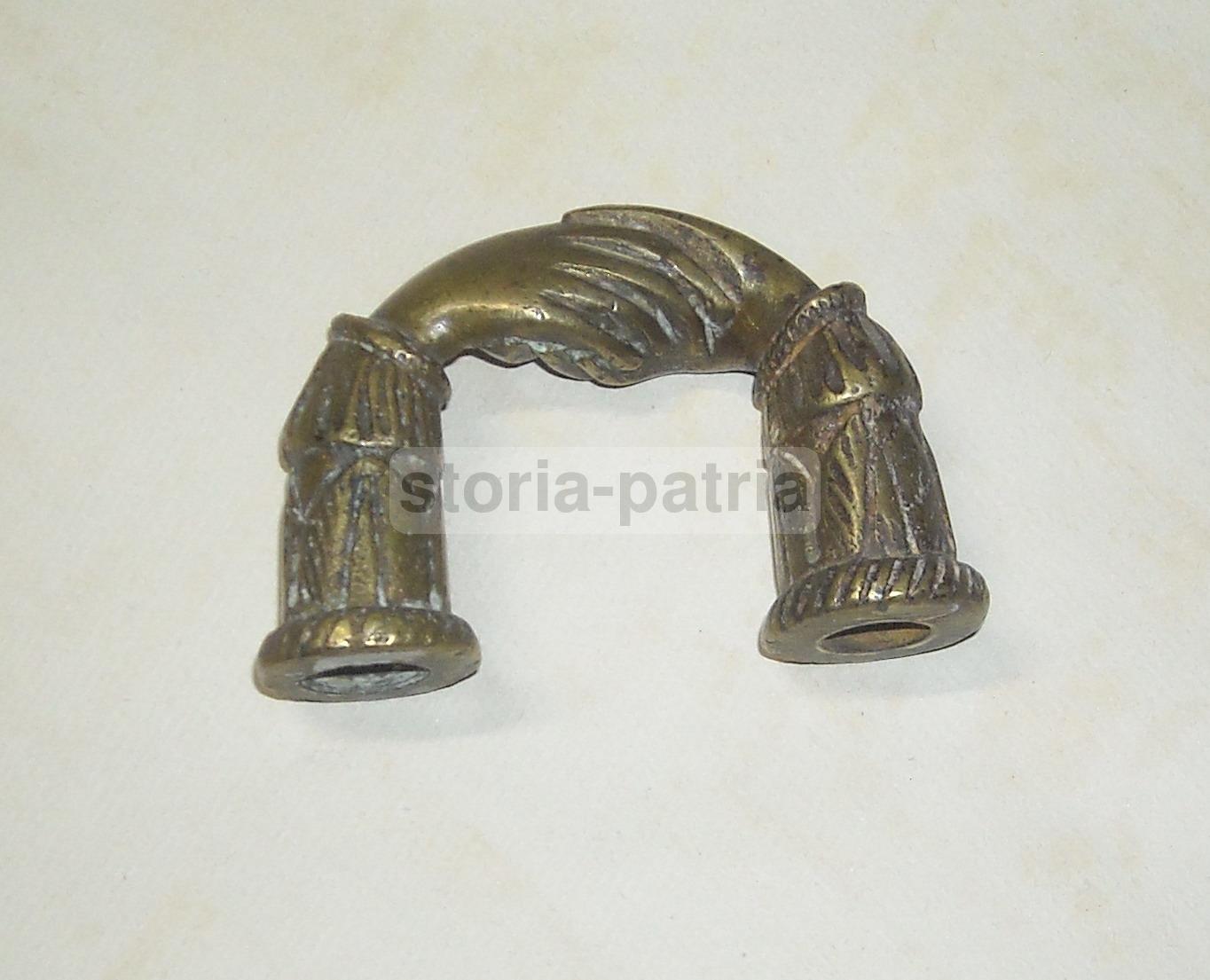 Artistico Raro Oggetto, Utilissimo Poggiacarte, Mani, Allegoria Della Fedelta, 800 immagine 5