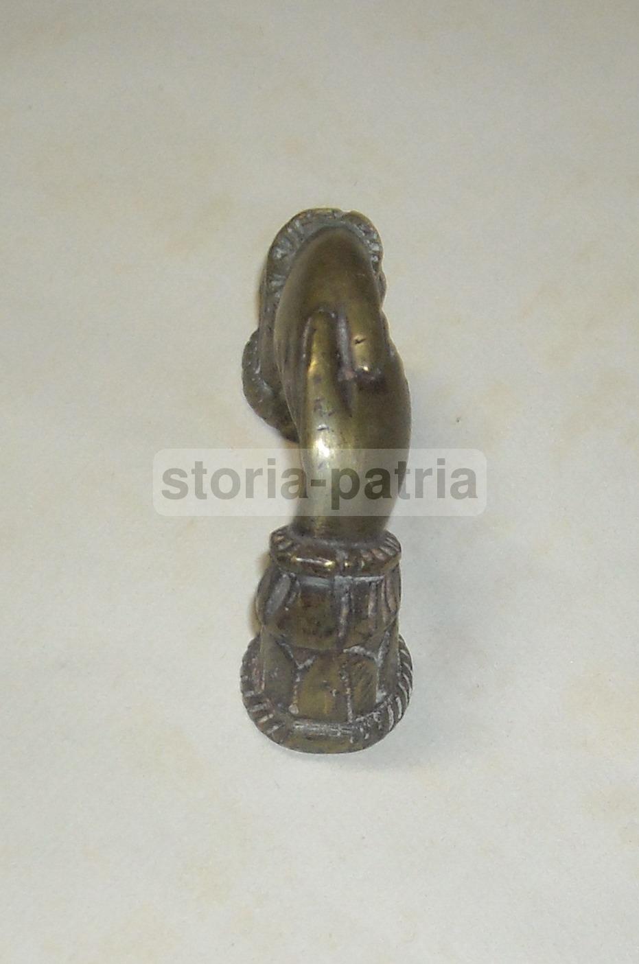 Artistico Raro Oggetto, Utilissimo Poggiacarte, Mani, Allegoria Della Fedelta, 800 immagine 6