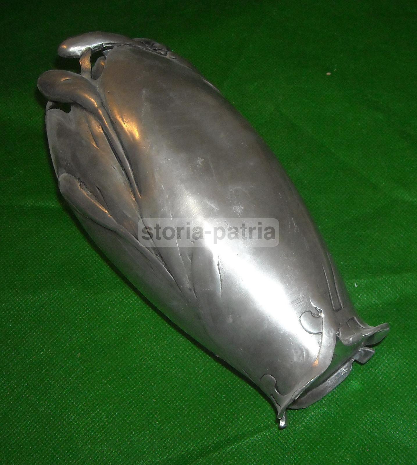 Artistico Vaso, Inusuale Decorazione Floreale, Soprammobile Di Gusto Liberty, Firma immagine 4