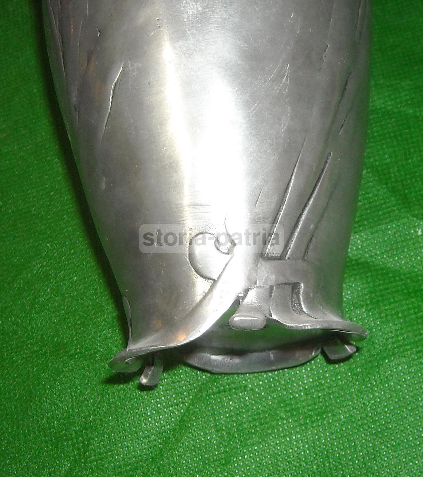 Artistico Vaso, Inusuale Decorazione Floreale, Soprammobile Di Gusto Liberty, Firma immagine 5