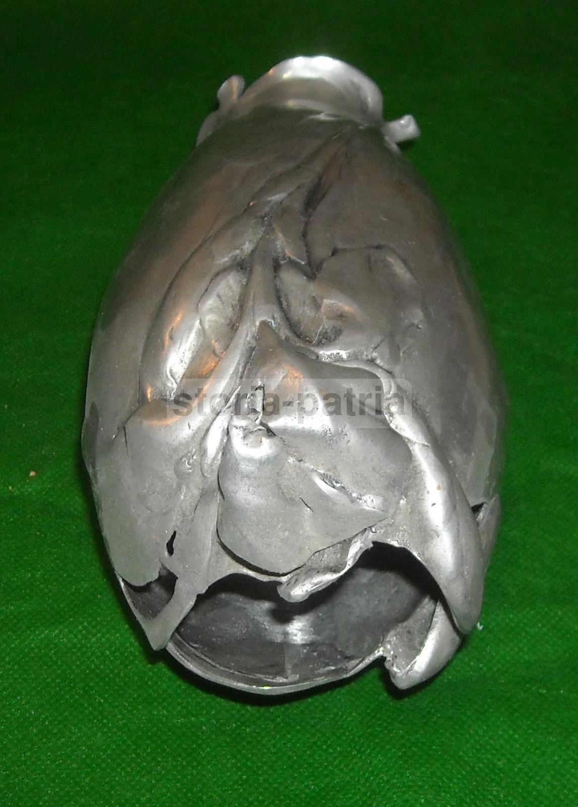 Artistico Vaso, Inusuale Decorazione Floreale, Soprammobile Di Gusto Liberty, Firma immagine 6