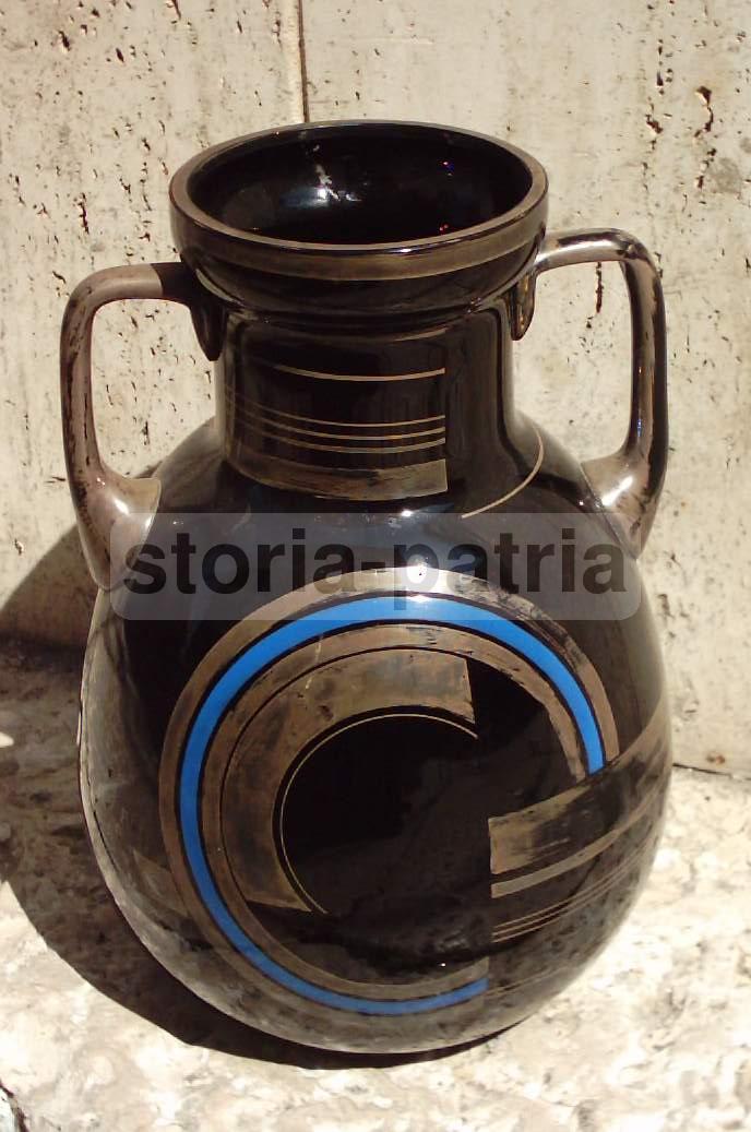 Artistico Vaso, Vetro, Decorativo Soprammobile, Art Deco, Futurismo, Bauhaus, d'Epoca immagine 4