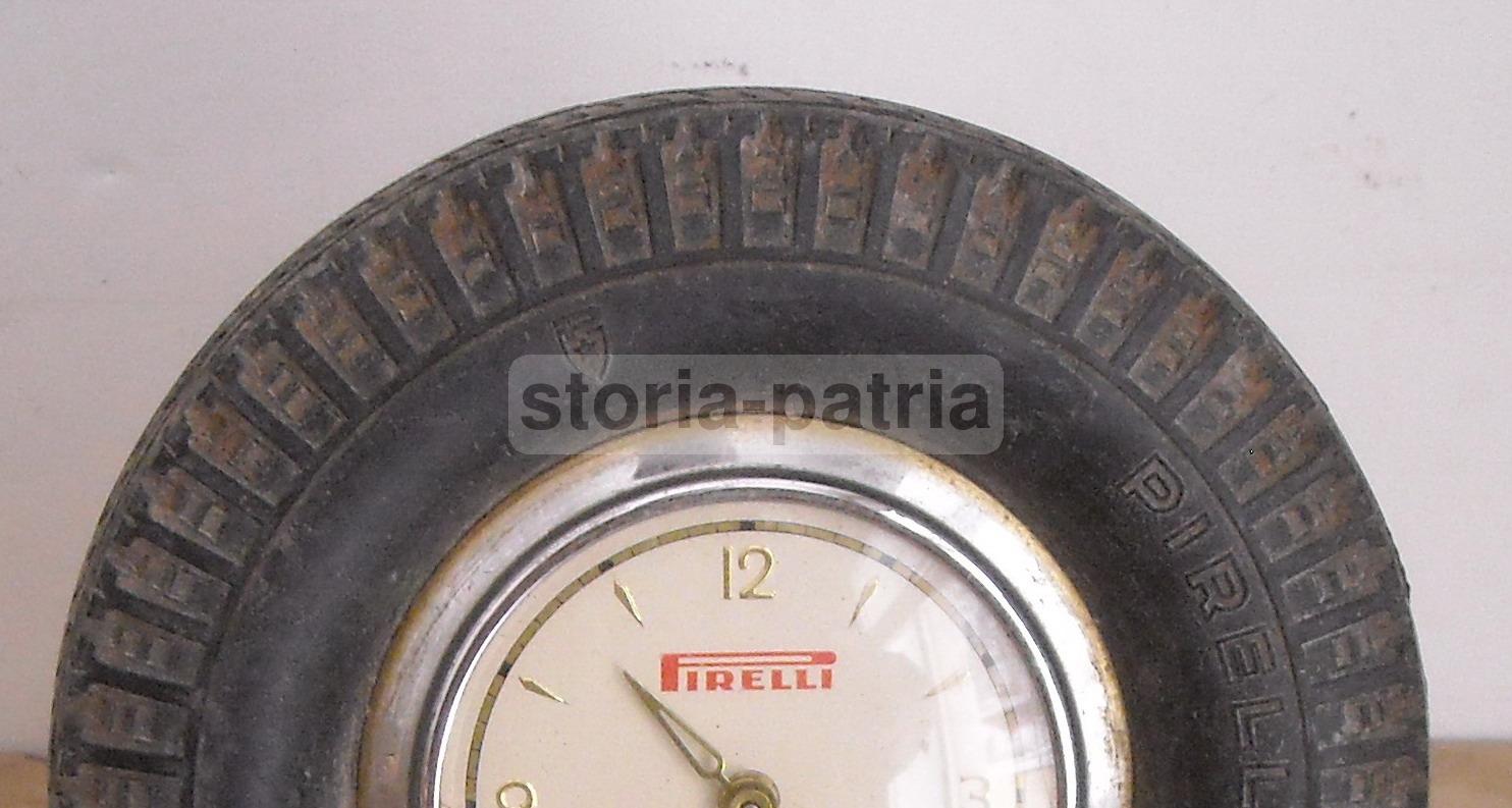 Automobilismo, Pneumatici Pirelli, Urania, Rolle, Grazioso Orologio Pubblicitario immagine 13