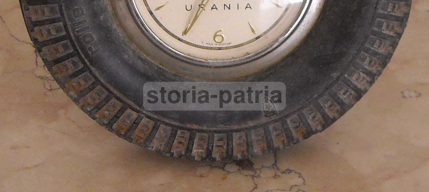 Automobilismo, Pneumatici Pirelli, Urania, Rolle, Grazioso Orologio Pubblicitario immagine 14