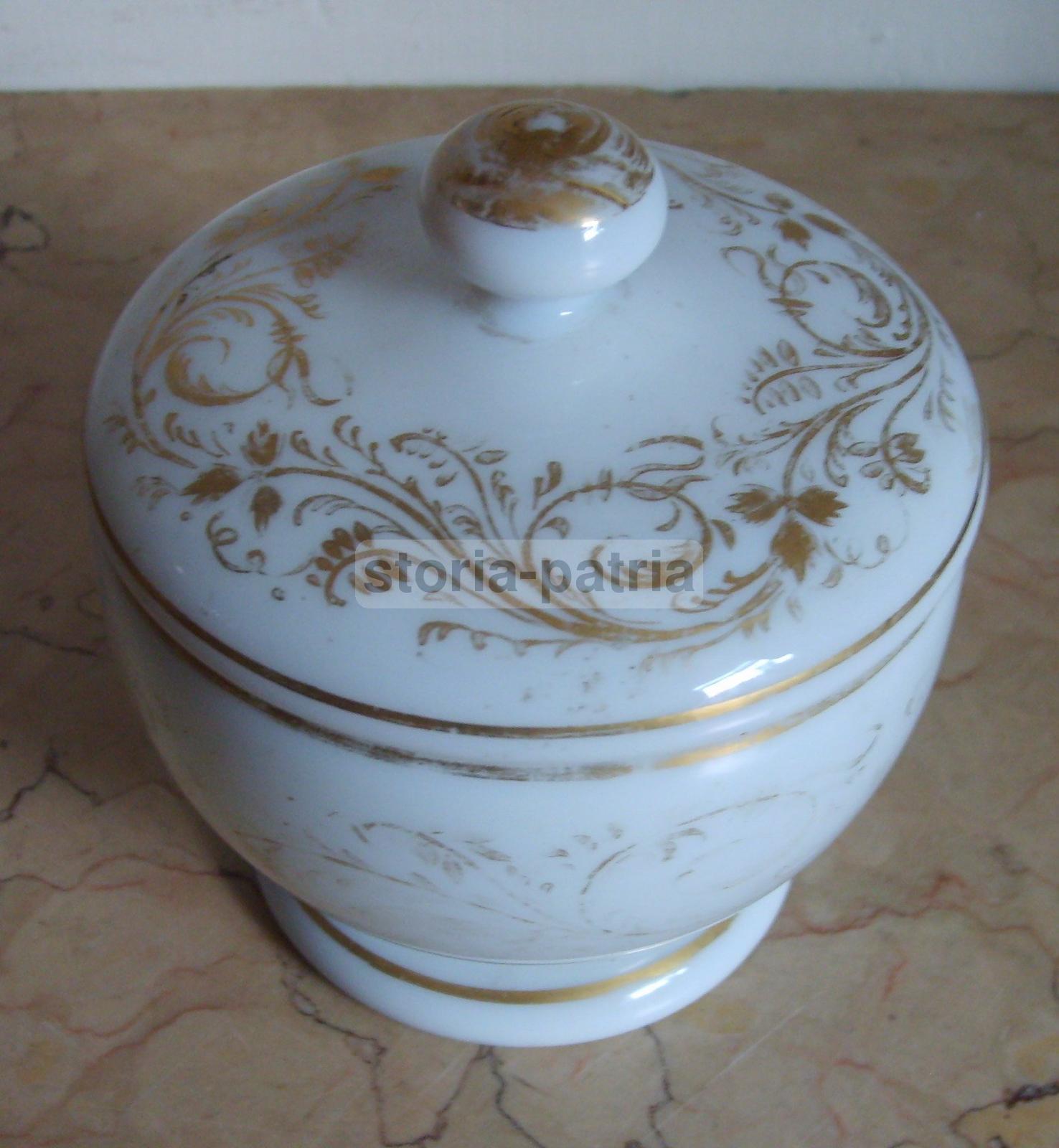 Bellissima Antica Ciotola In Vetro, Laminature Dorate, Decorativa, Da Collezione immagine 2