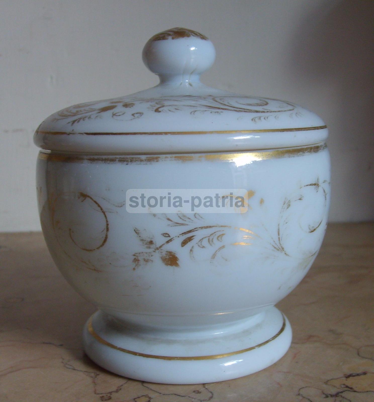 Bellissima Antica Ciotola In Vetro, Laminature Dorate, Decorativa, Da Collezione immagine 4