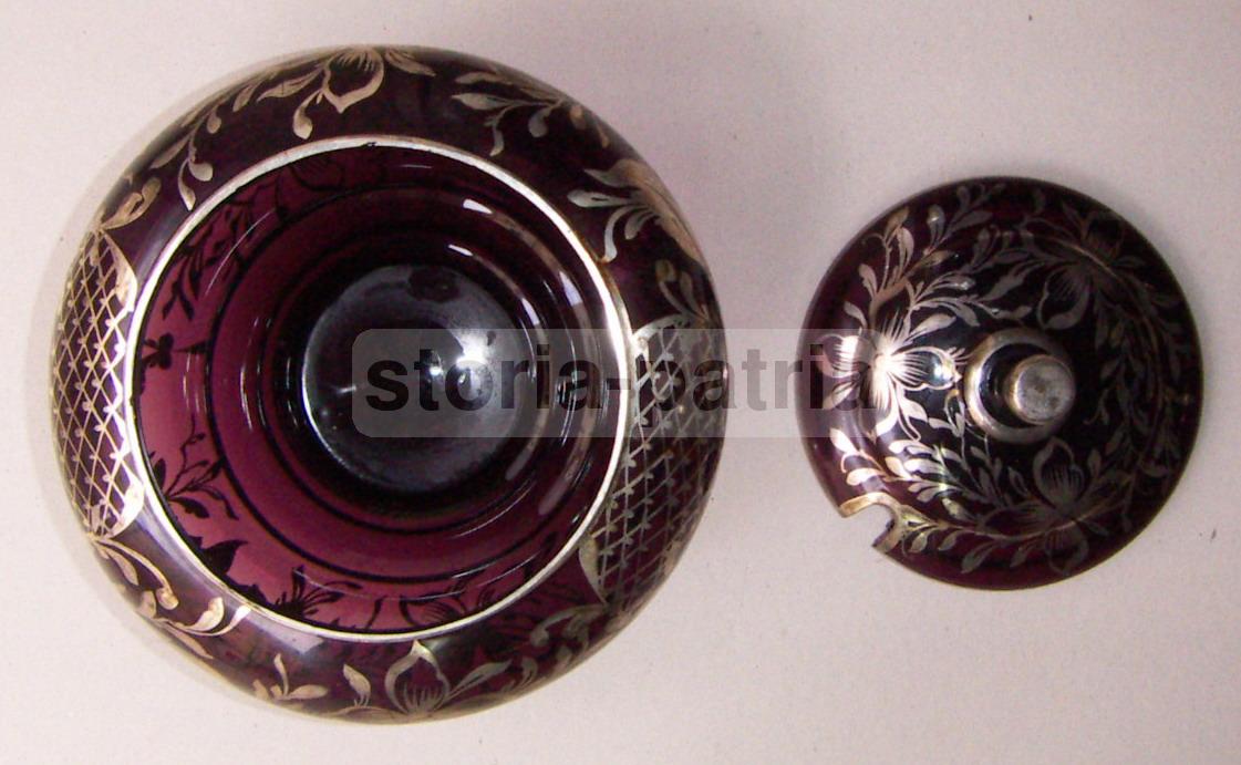 Bellissimo Soprammobile, Vetro Laminato Argentato, Decorativo, Da Collezione, Utile immagine 3