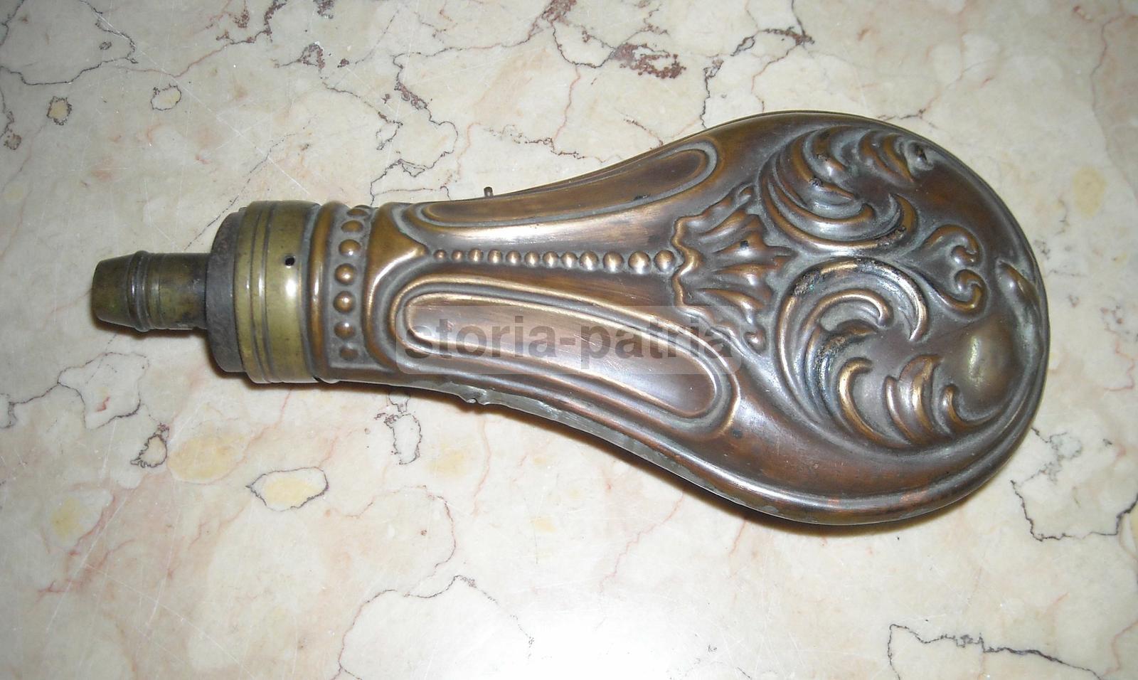 Caccia E Cacciatori, Antico Contenitore, Bellissima Artistica Fiasca, Decorativa immagine 3