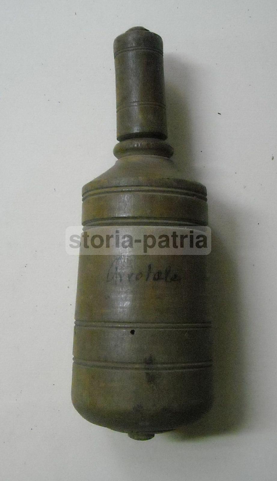 Caccia E Cacciatori, Antico Contenitore, Legno Tornito, Da Collezione, d'Epoca, Utile immagine 1