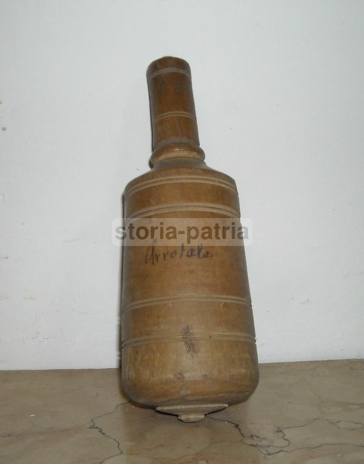 Caccia E Cacciatori, Antico Contenitore, Legno Tornito, Da Collezione, d'Epoca, Utile immagine 4