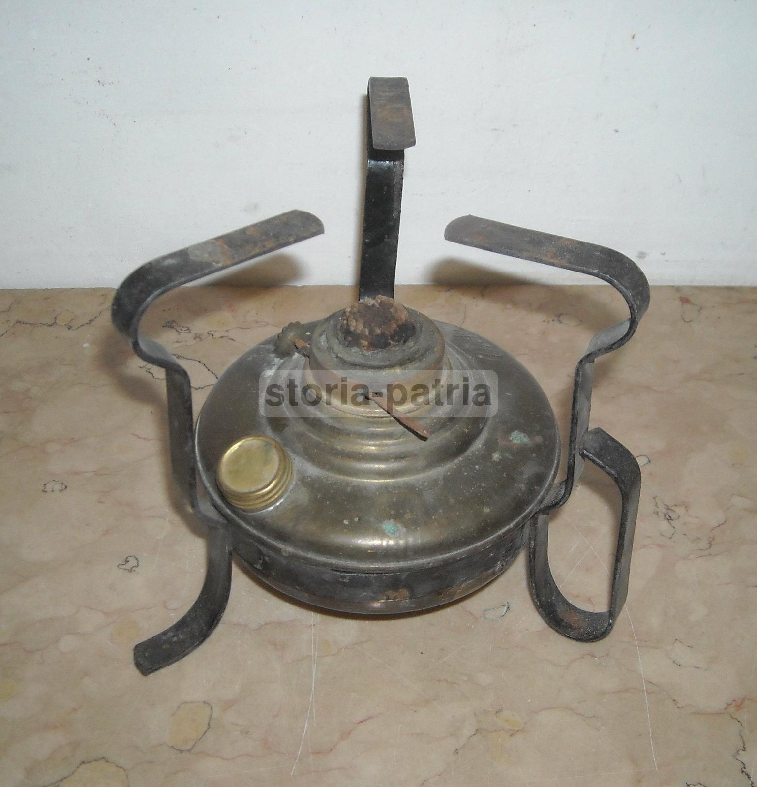 Cucina, Antico Fornello Da Viaggio, Portatile, Decorativo, Da Collezione, Victoria immagine 1