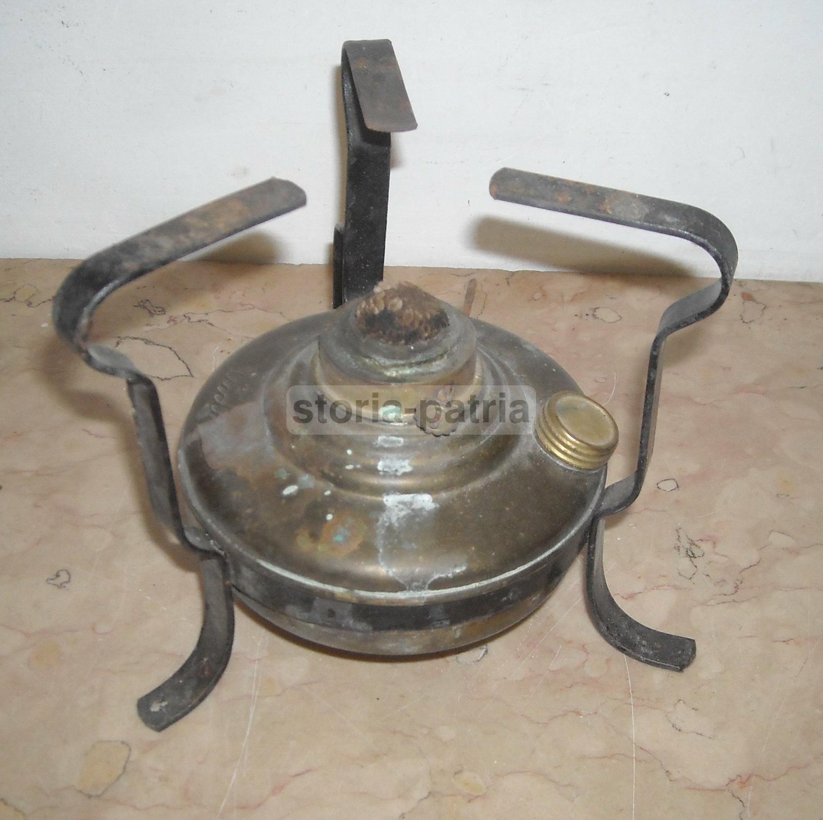 Cucina, Antico Fornello Da Viaggio, Portatile, Decorativo, Da Collezione, Victoria immagine 5