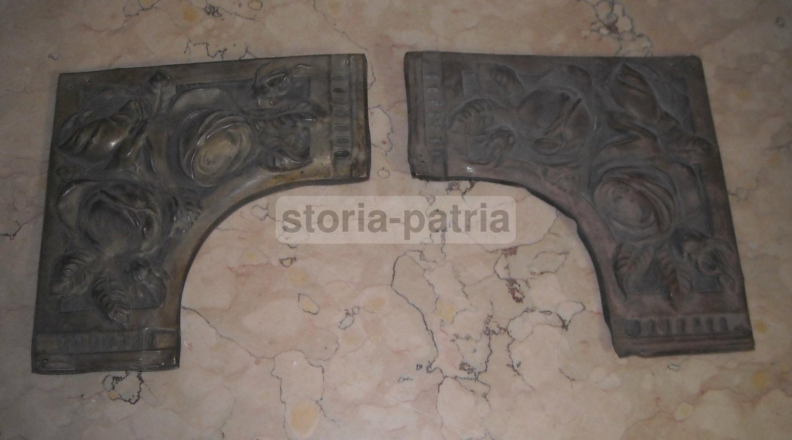 Decorative Applicazioni Floreali, In Metallo Sbalzato, Liberty, Da Collezione, Utili immagine 2