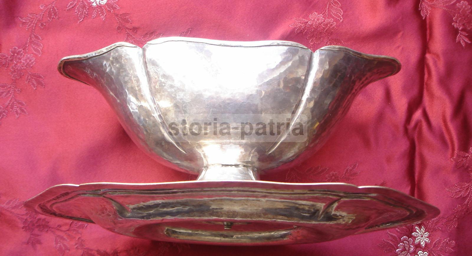 Elegante Argenteria Da Tavola, Salsiera, Centro Tavola, Decorativa Alzata, Punzonata immagine 3