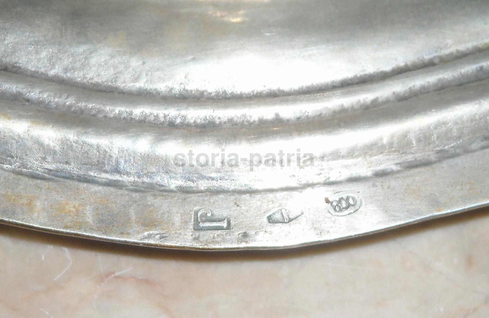 Elegante Argenteria Da Tavola, Salsiera, Centro Tavola, Decorativa Alzata, Punzonata immagine 6