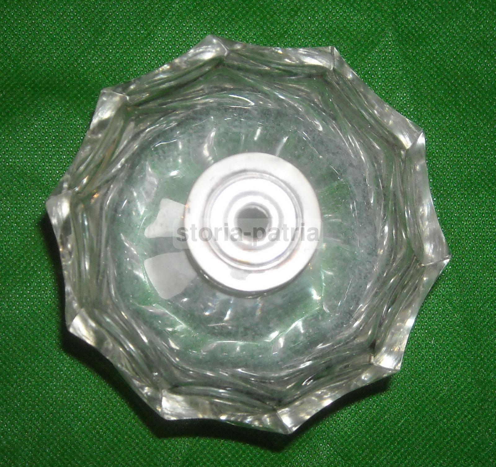 Elegante Soprammobile, Vetro Decorativo, Utile Porta Profumo, Montatura In Argento immagine 6