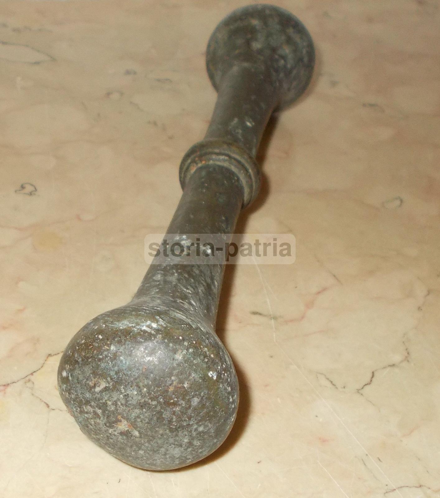 Farmacia, Erboristeria, Cucina, Antico Pestello, Da Collezione, Con Suggestiva Patina immagine 1