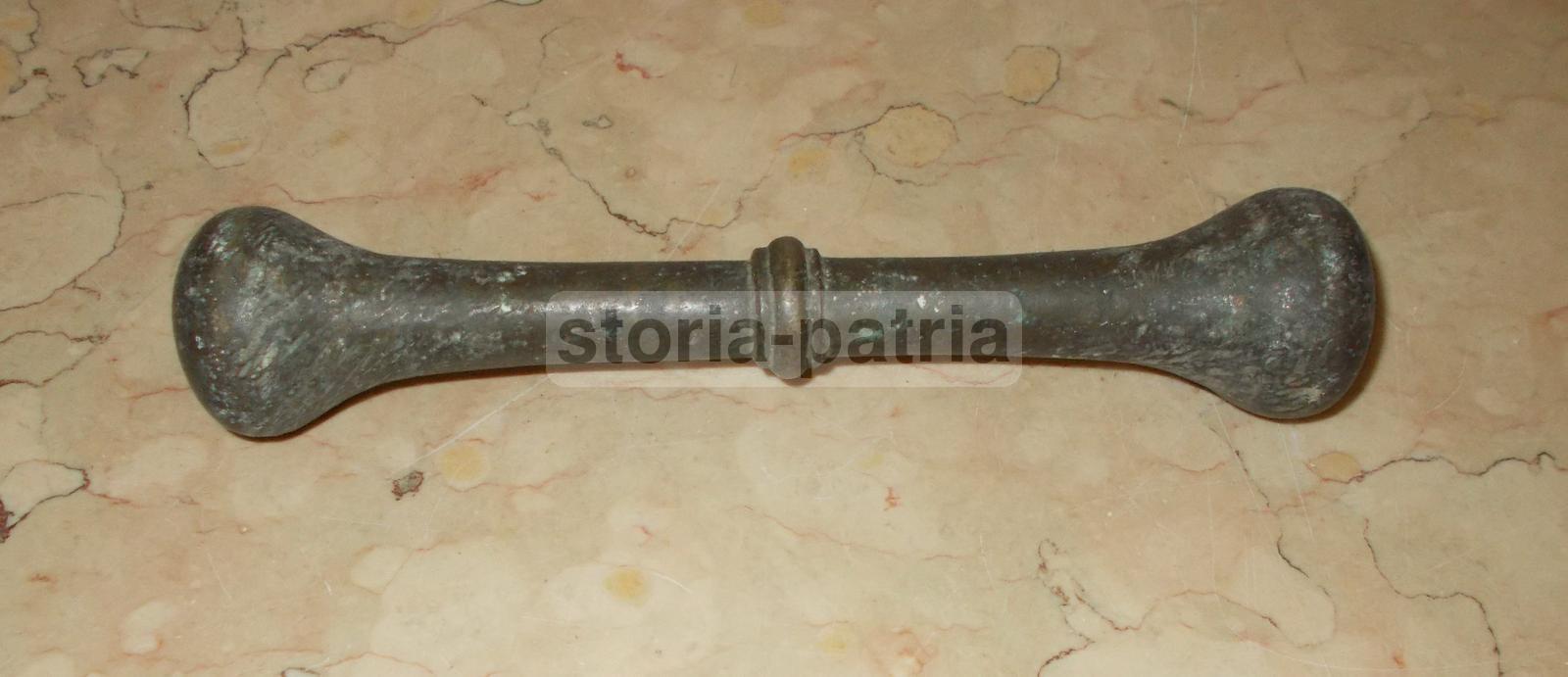 Farmacia, Erboristeria, Cucina, Antico Pestello, Da Collezione, Con Suggestiva Patina immagine 3