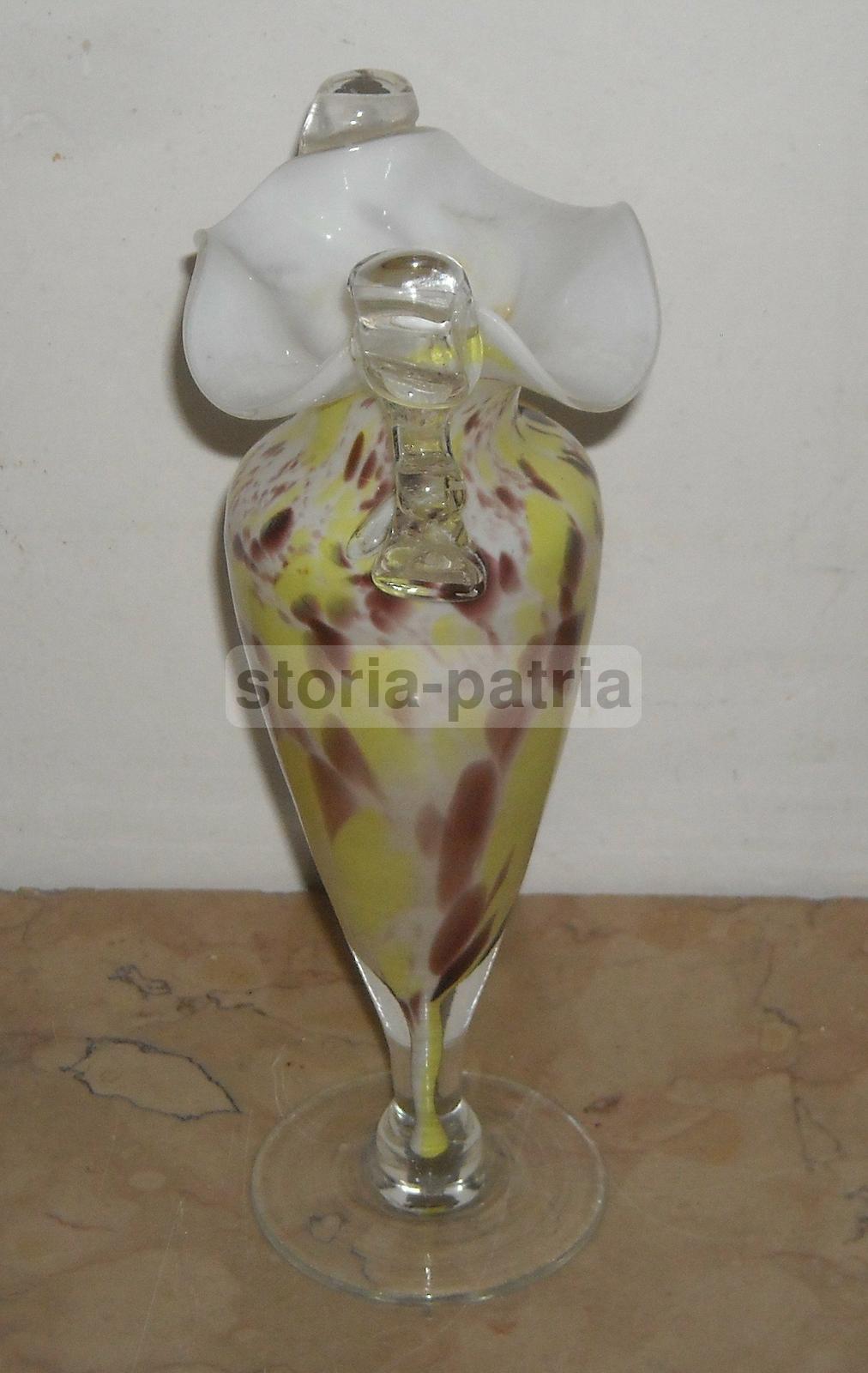Grazioso Soprammobile, Vetro Da Collezione, Decorativo Piccolo Vaso, Portafiori immagine 2