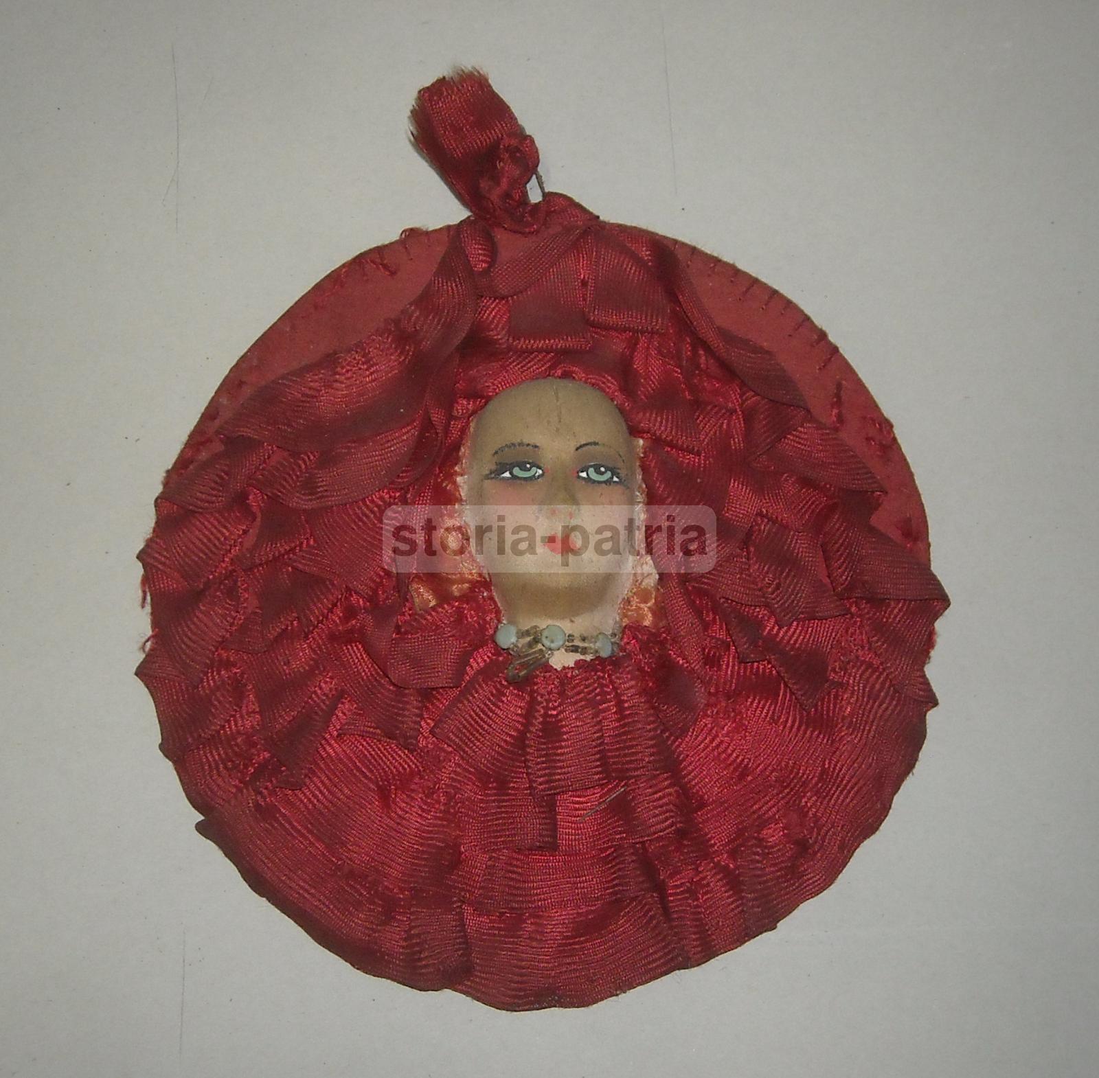 Inusuale Artistico Pannello, Tessuto d'Epoca, Figura Femminile Liberty, Decorativa immagine 1