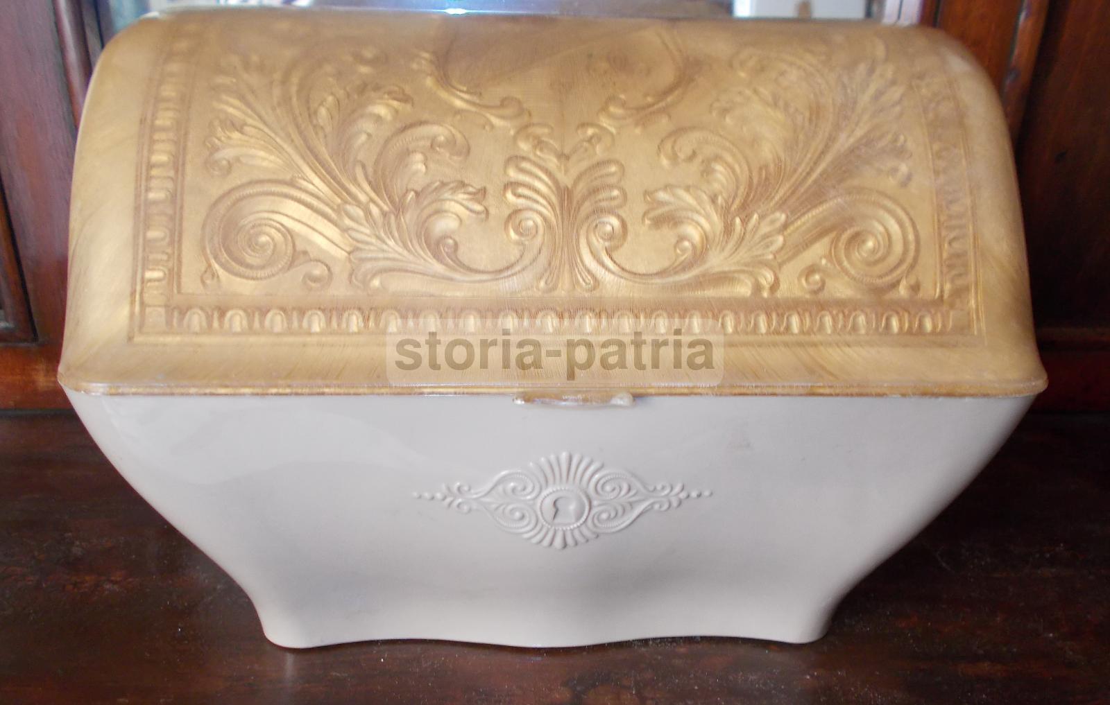 Inusuale Cofanetto, Araldica, Artistiche Decorazioni, Da Collezione, d'Epoca, Utile immagine 2