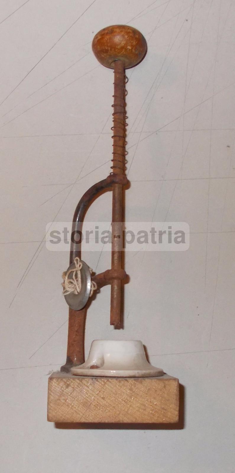 Inusuale Utensile, Soprammobile Folkloristico, Cucina, Olive, Attrezzo d'Epoca, Legno immagine 2