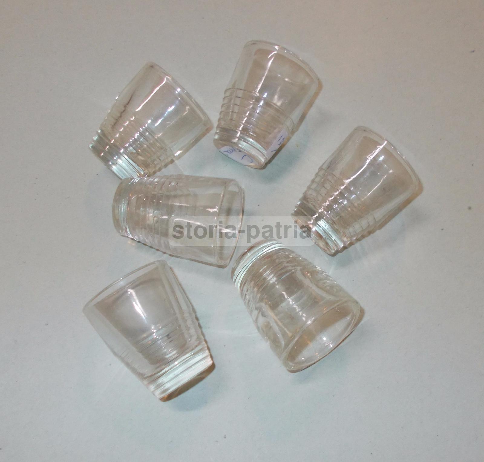 Modernariato, Soprammobili d'Epoca, Graziosi Bicchierini, Per Liquori O Rosolio, 6 P immagine 2