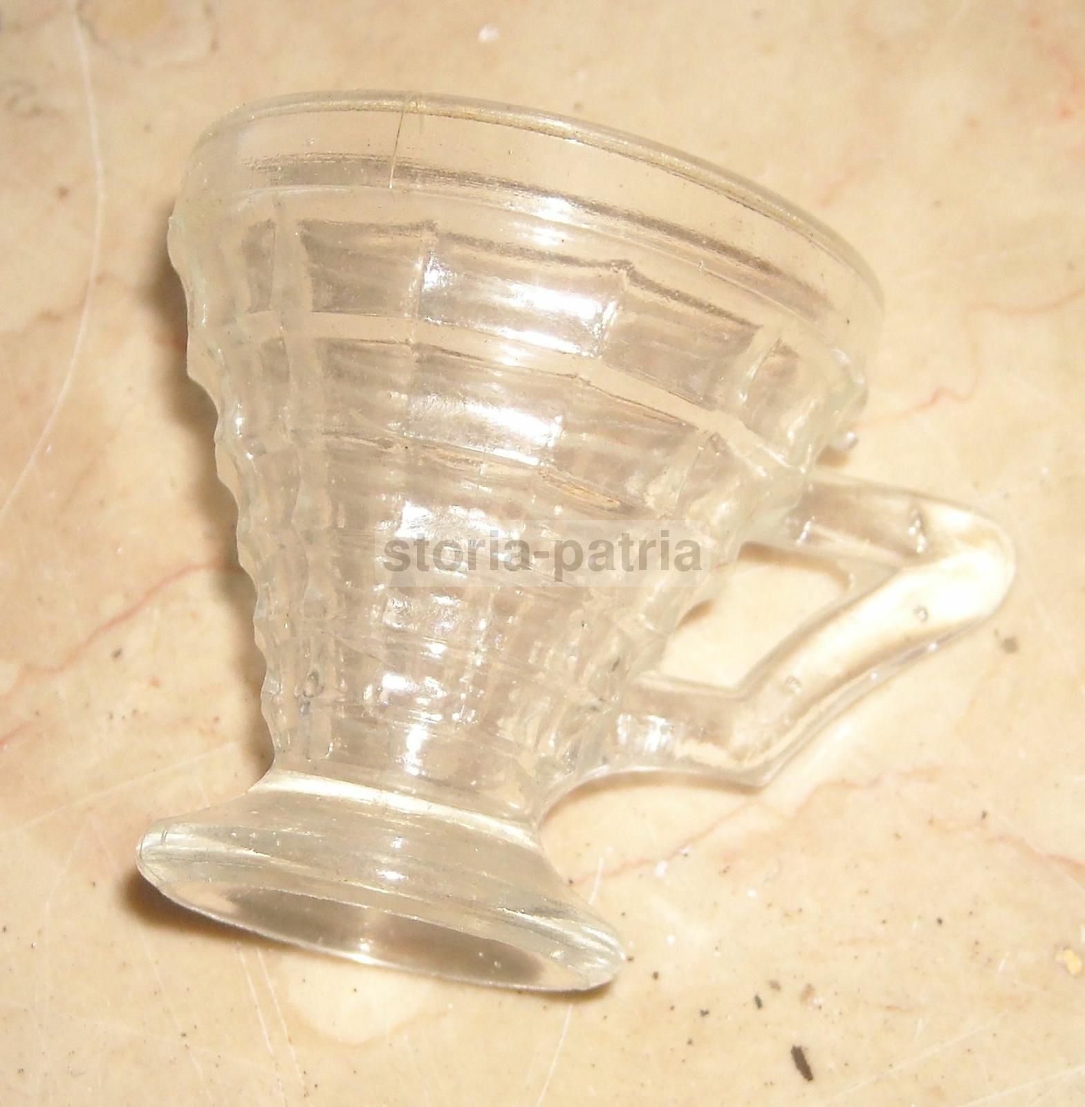 Modernariato, Soprammobili d'Epoca, Tre Graziosi Bicchierini Da Rosolio, Vetro immagine 2