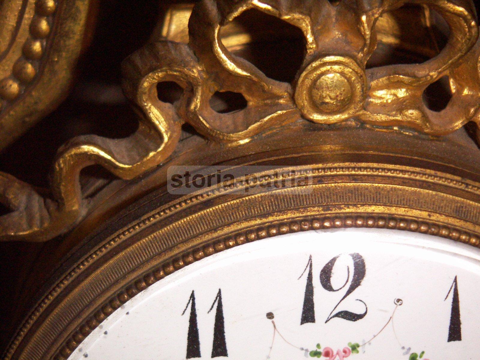 Napoli, Milano, Orologeria Mazzarella, Decorativo Orologio Da Tavolo, d'Epoca, Raro immagine 9