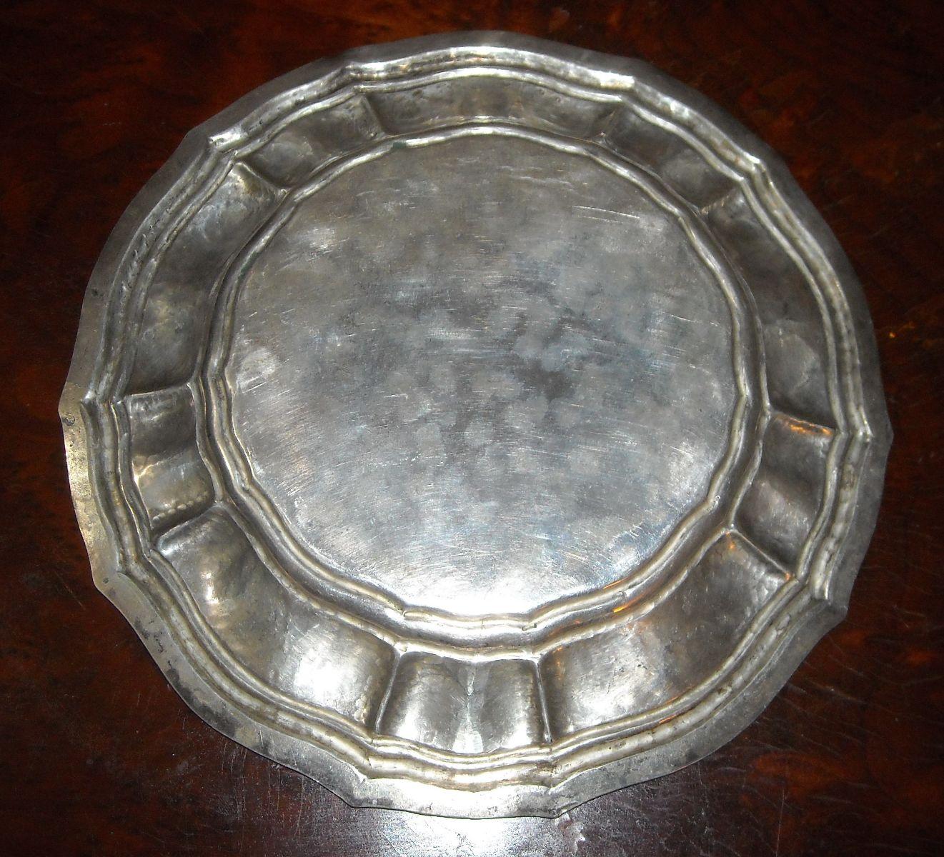 Nobilta, Napoli, Puglia, Argenteria Di Famiglia, Stemma Araldico, Decorativo Piatto immagine 2